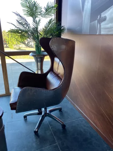 Flugzeugstuhl Eddison 77x91x106cm