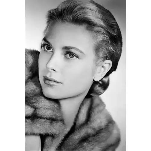 Grace Kelly im Pelz 120x180x2cm