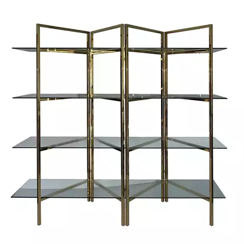 Kabinett Scottsburg 200x50x200cm Klarglas