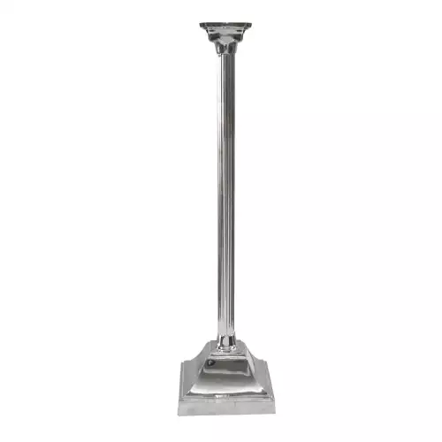 Kerzenständer 21x21x81cm silber