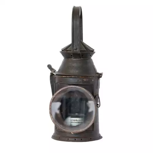 Alte Eisenlaterne 24x18x30cm