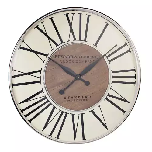 Wanduhr 62x6x62cm (Holzlaminat)