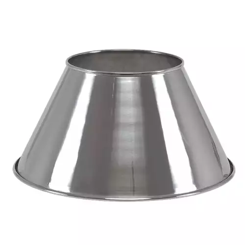 Lampenschirm 30x30x16cm silber