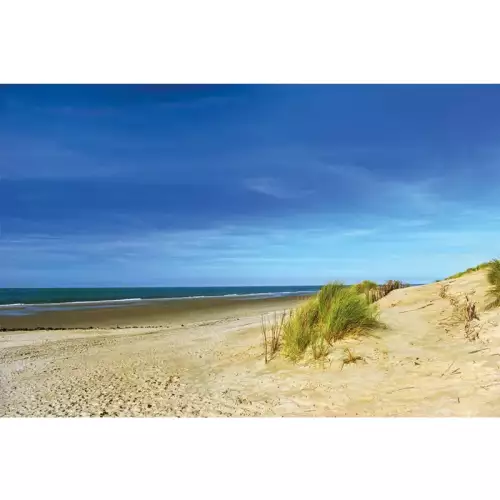 Leerer Strand auf Ameland 180x120x2cm