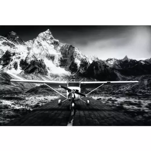 James Dean Flugzeug 100x150x2cm