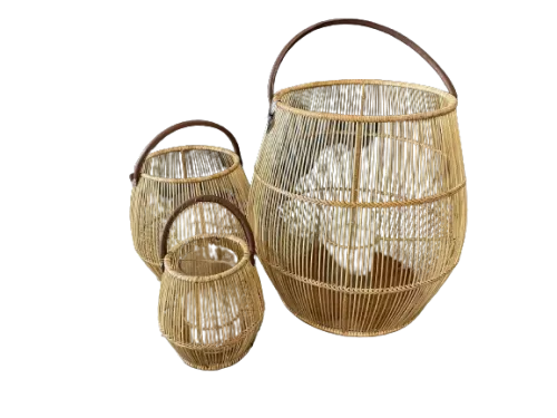 Laternen-Set Elena 50x50x50cm | 32x32x32cm | 27x27x27cm