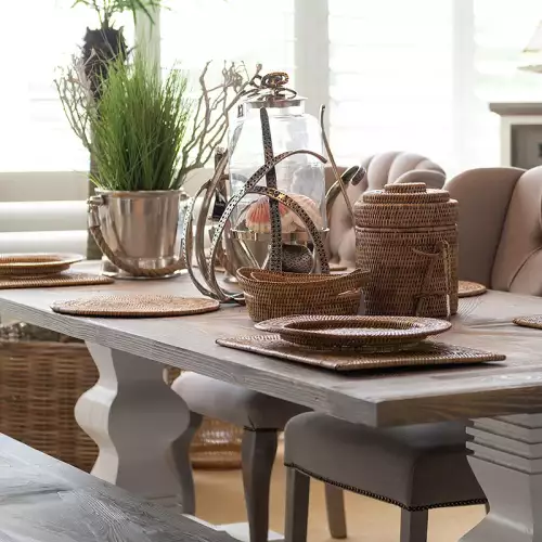 Hazenkamp Fachhändler Rundes Tischset Miya 35x35x1cm (115177)