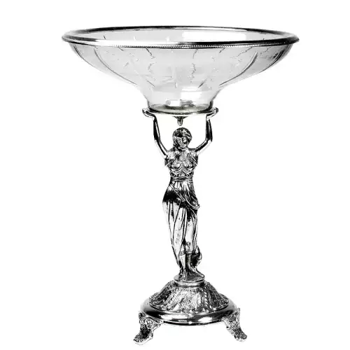 Schale auf Ständer 34x34x44cm