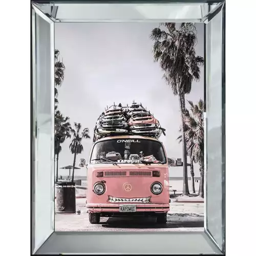 Rosa Bulli Front 70x90x4,5cm