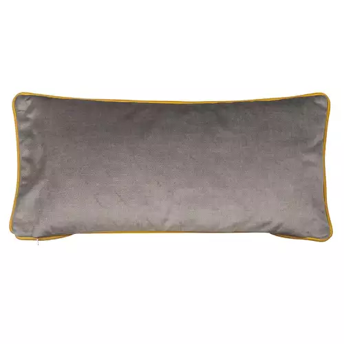 Fred grau samt gelb 30x60x10 cm