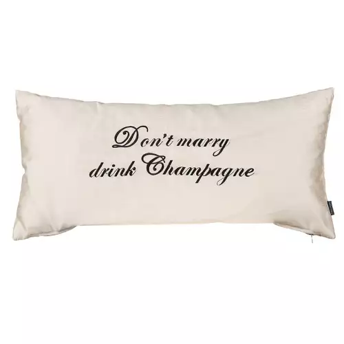 Kissen Don't marry 30x60x10cm