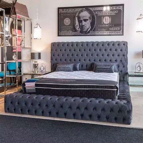 Hazenkamp Fachhändler Chesterfield Bett Inc. Matratze (200685)