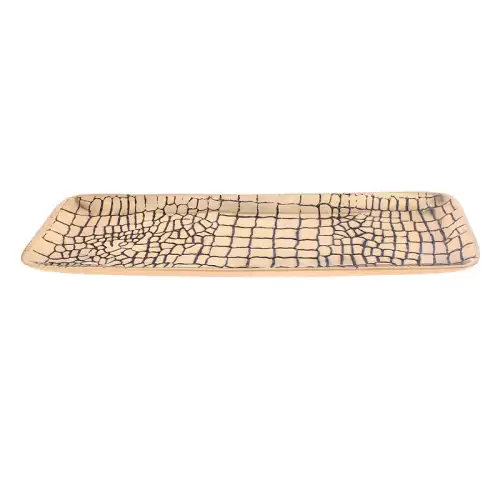 Rechteckiges Tablett Yara 41x15x2cm Croque