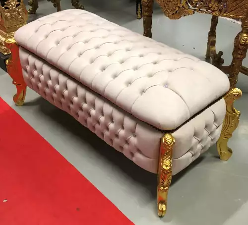 F30 Barockbank  gold/crem