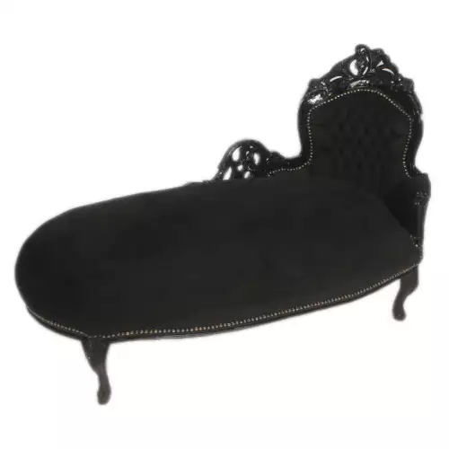Chaise longue  schwarz