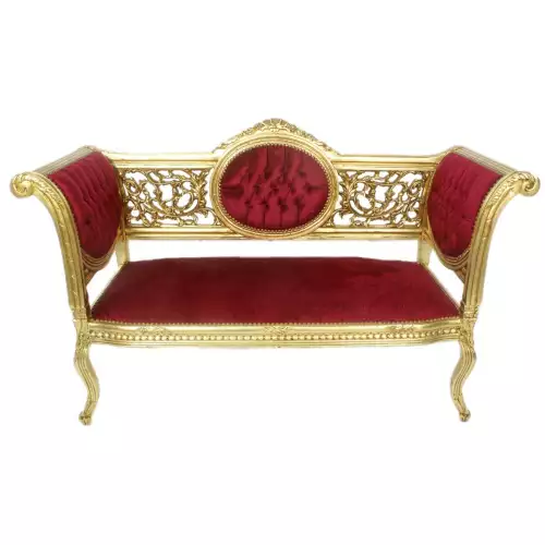 Barocksofa  Cleopatra Luxe goud-bordeaux