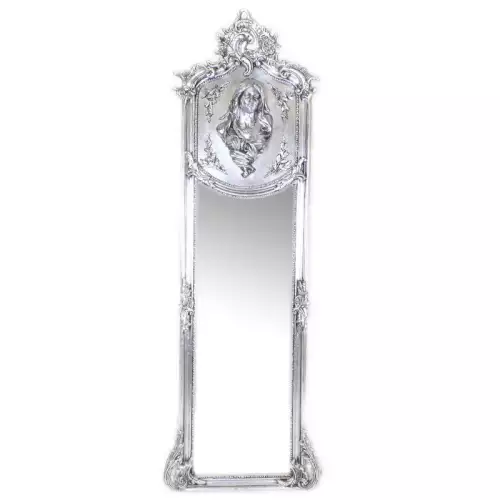 Barock passpiegel Madonna silber