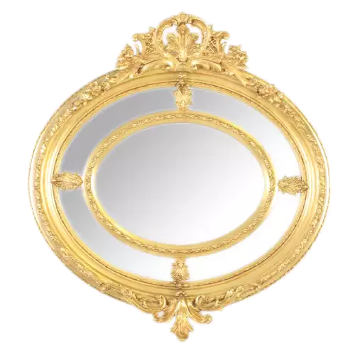 Barockspiegell Elisa-sophie gold Oval